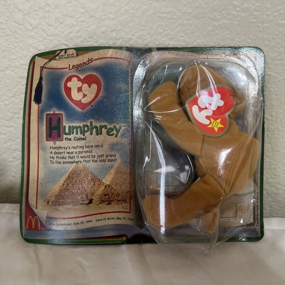 Ty Other - VTG TY Teenie Beanie Babies Humphrey The Camel 2000‎ - NEW in Box, Collectors,